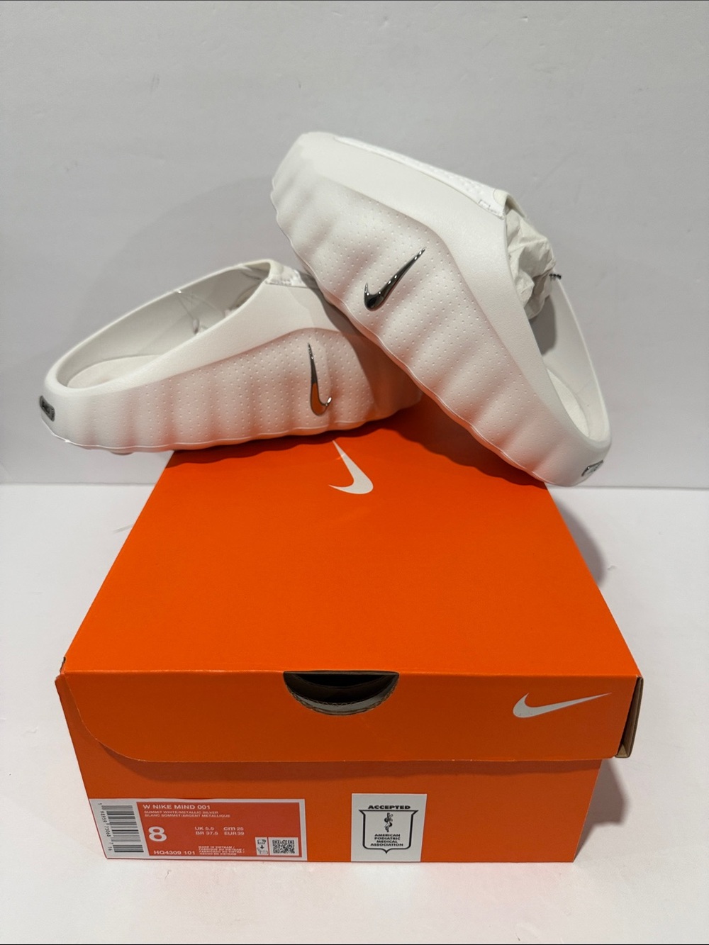 Nike Mind 001 'Summit White' Sz: 8W / 9W / 10W (HQ4309-101)